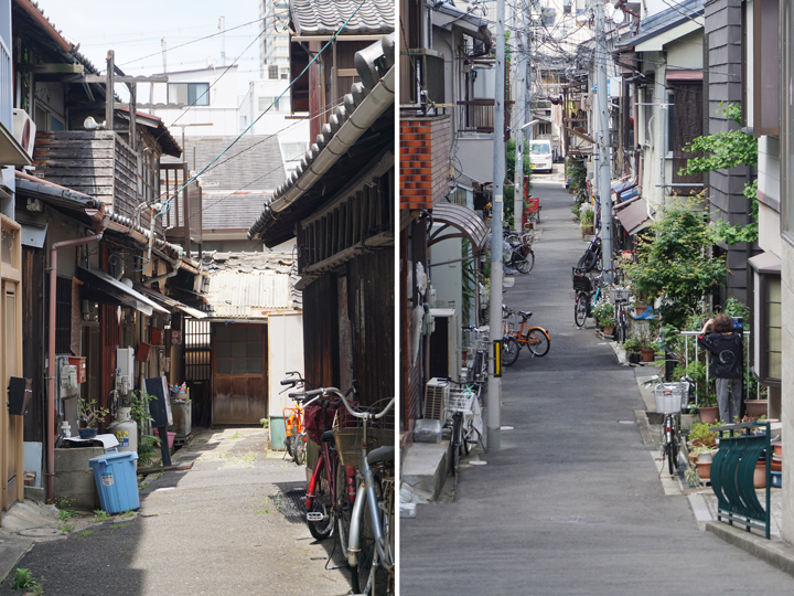 空堀商店街周边的小巷