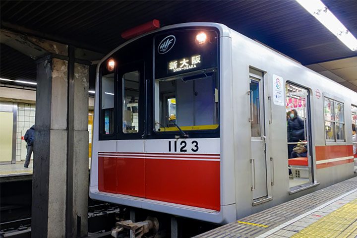 Osaka Metro 御堂筋线　开往新大阪站的车辆