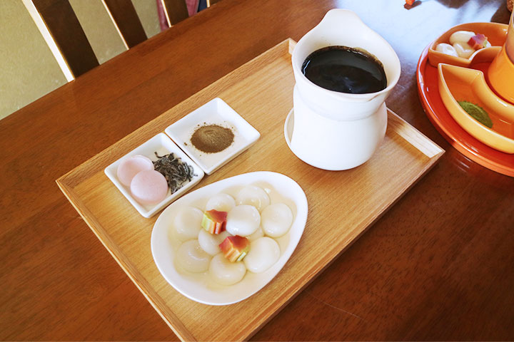 茶屋“櫟”的焙茶火锅