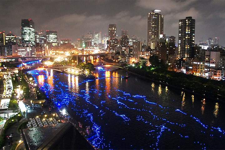 大阪的七夕活动“令和OSAKA银河传说”