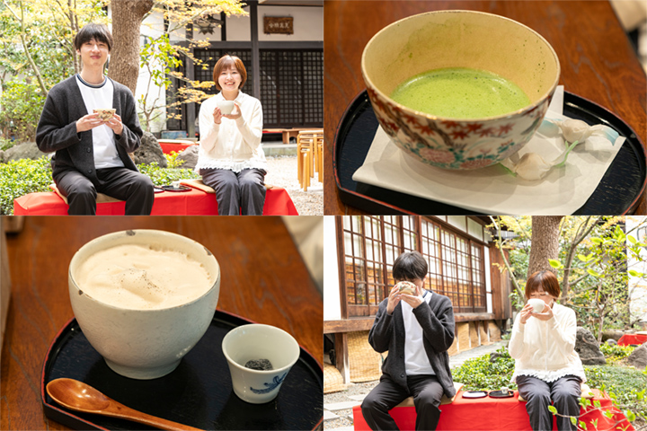 在大阪堀江万福寺品味日本茶