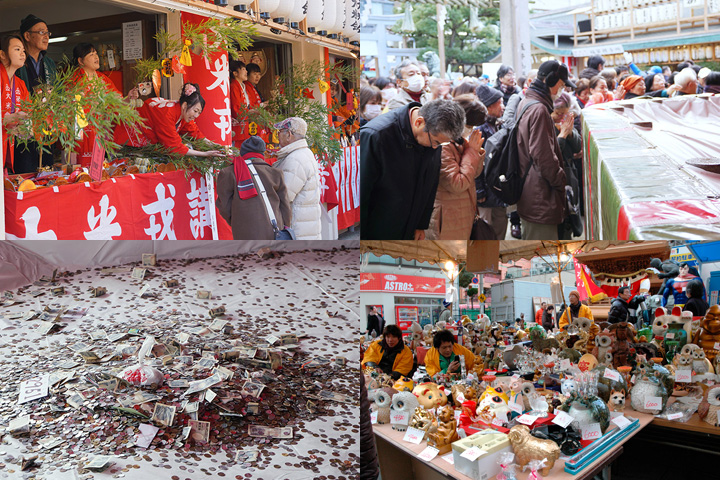 新年祭典“十日戎”的情景