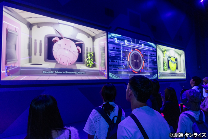 “GUNDAM NEXT FUTURE PAVILION”馆内