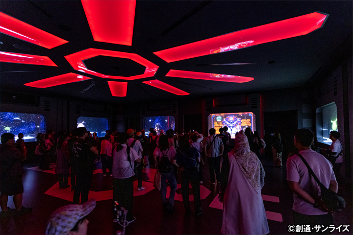 “GUNDAM NEXT FUTURE PAVILION”馆内 宇宙空间站“Star Jaburo”