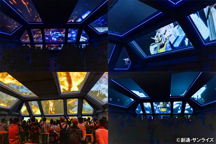 “GUNDAM NEXT FUTURE PAVILION”馆内 紧急逃生舱