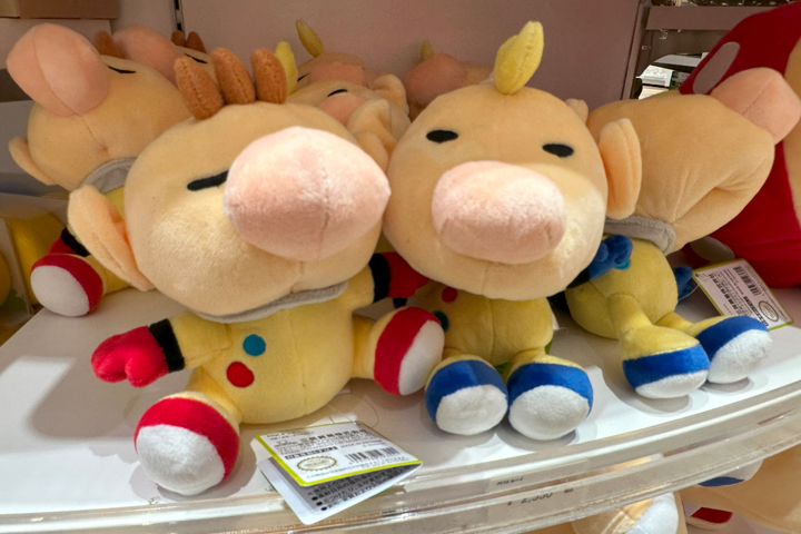 Nintendo OSAKA：在皮克敏中登场的欧力马和路易的玩偶