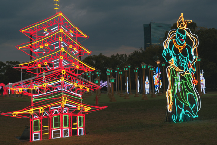 霓虹灯饰_四天王寺