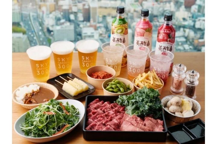 在海阔天空大厦享受天空美食 开吃吧↑BBQ