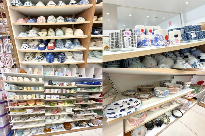 DAISO心斋桥店的餐具