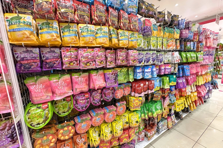 DAISO心斋桥店的点心专区